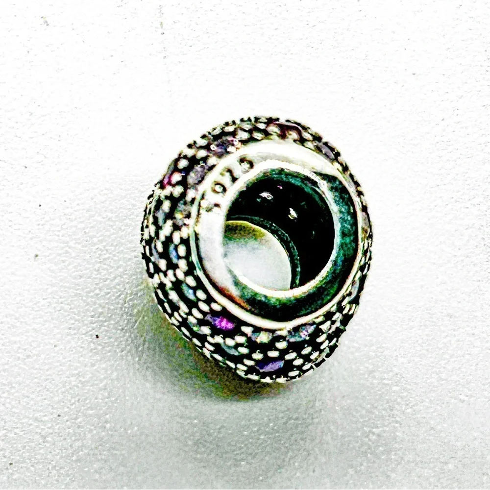 NWOT Pandora compatible pink heart charm - Picture 4 of 11